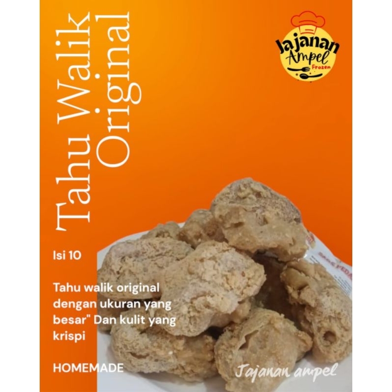 

TAHU WALIK ORIGINAL ukuran besar" isi 10 / frozen