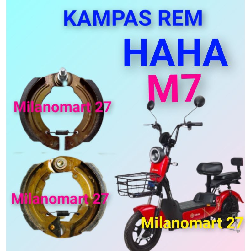 kampas rem haha m7 kampas rem sepeda listrik HAHA M7
