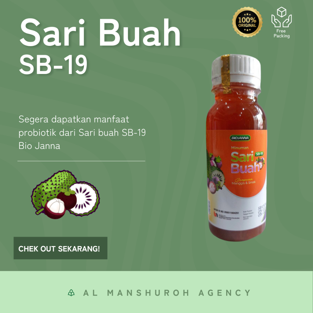 SARI BUAH MANGGIS & SIRSAK SB - 19
