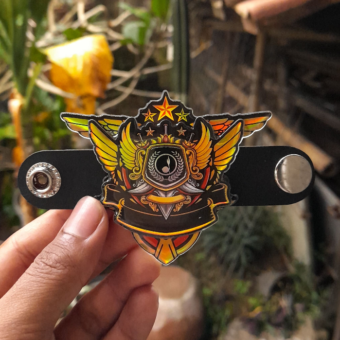 Ring Kacu Pramuka Akrilik Tumpuk | Free Ukir Nama custom | Ring Hasduk Pramuka