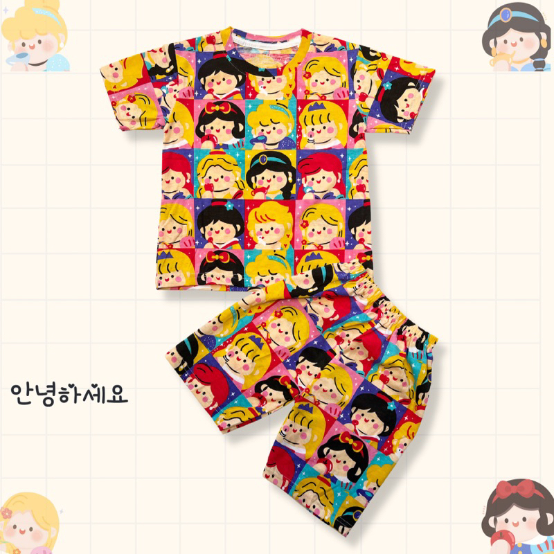 SETELAN ANAK PEREMPUAN PRINCES BAJU ANAK PRINCESS PUTRI DUYUNG BAJU ANAK CEWEK