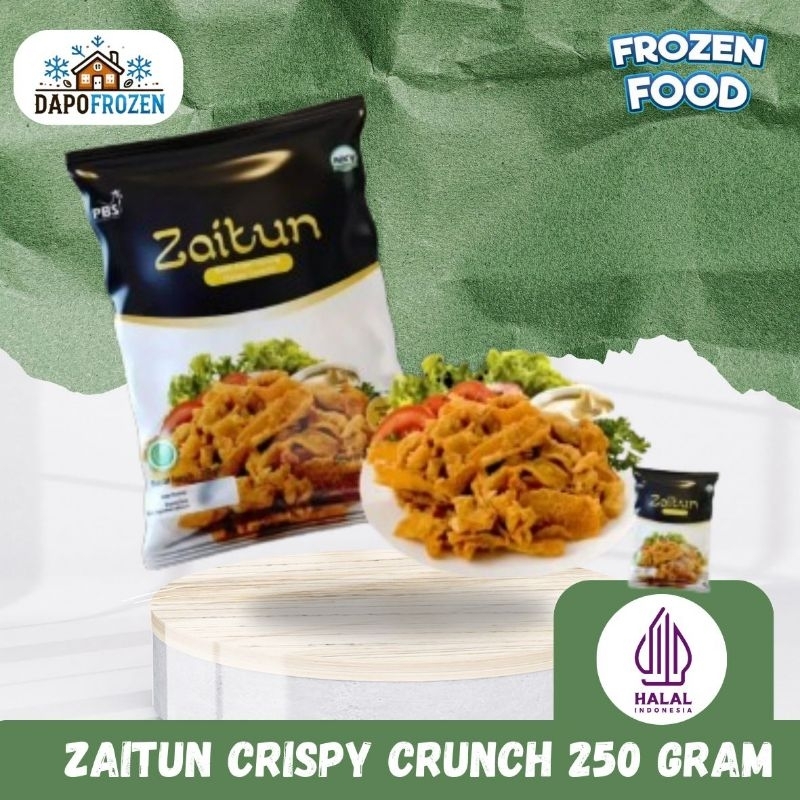 

Zaitun Crispy Crunch 250 gram - Frozen Food