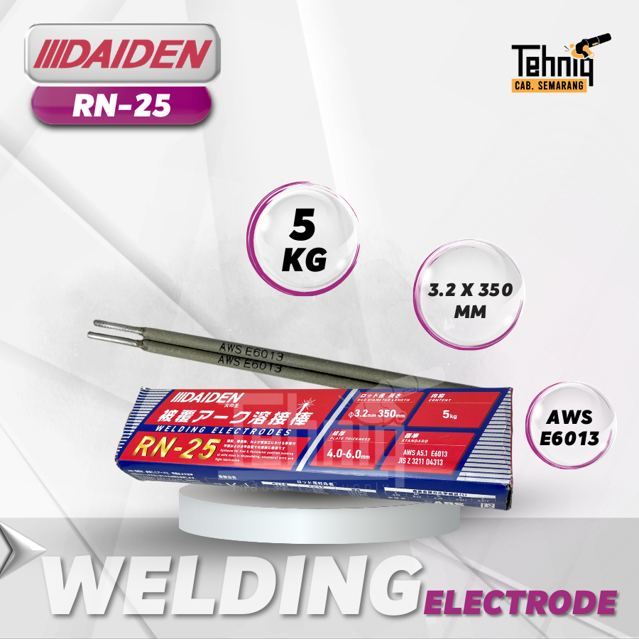 Daiden Kawat Electrode Daiden RN-25 E6013 | Kawat Las MMA  Daiden RN-25 E6013 | Kawat Electrode Daid