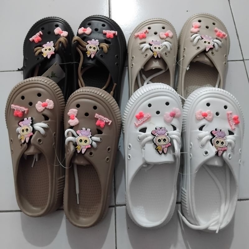 Sandal Tutup Labubu Merk ALIBABA 2427 L / Sandal Sepatu Karet Nyaman Dikaki