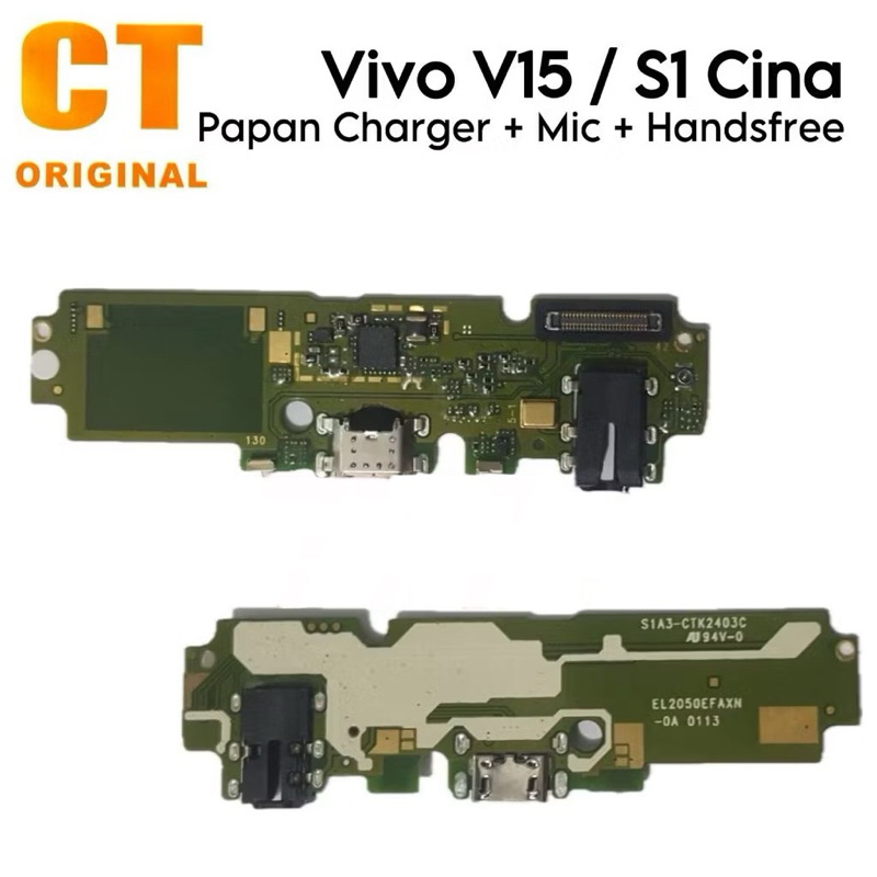 KONEKTOR CAS 1PAPAN VIVO V15 / FLEXIBLE CONNECTOR CHARGER VIVO V15 / PAPAN BOARD CAS VIVO V15