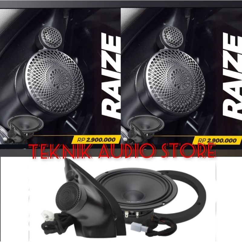 Speaker Kit 3Way Cello Plug and play-pnp Mobil Raize