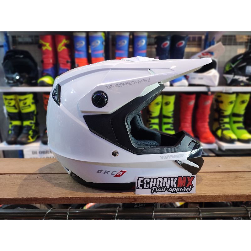 helm trail orca atom/helm orca tipe terbaru glossy