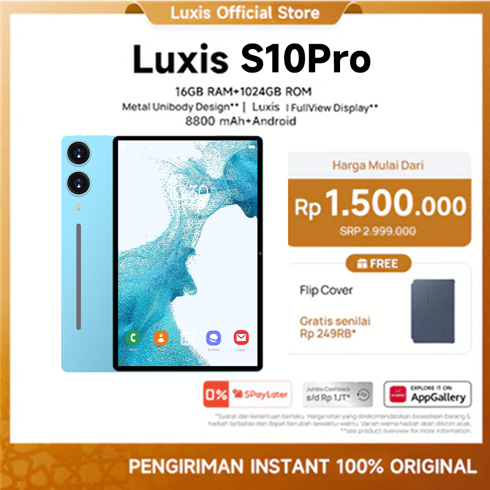 Luxis Tablet S10Pro (16GB+1024GB)11.6inch"lPS Screen Tablet Android 12 8800 mAh Dual Sim CardadvanTa