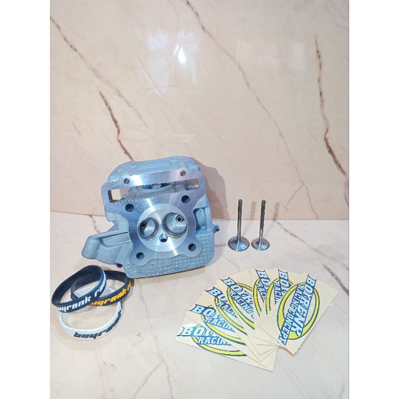 (TIDAK PO) HEAD/KOP MIO-M3 2PH UKURAN KLEP 28/24-30/25- BOYRENK RACING CONCEPT