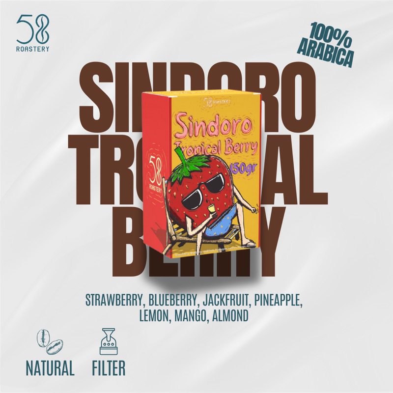 

Sindoro Tropical Berry-Arabika Sindoro Natural 150gram