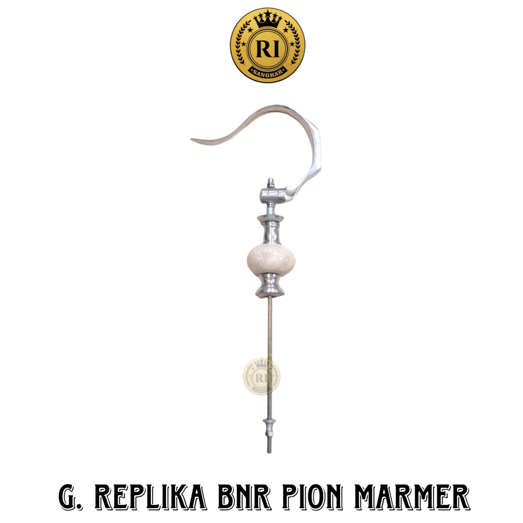 Gantungan Sangkar Lipat Replika BNR Pion Marmer