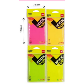 

STICKY NOTES 7,6 X 12,6 cm - DELI STICKY NOTES A025-02