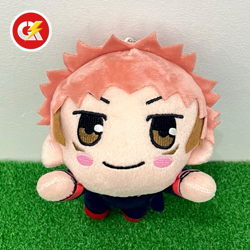 Boneka Plush Keychain Anime Jujutsu Kaisen Yuji Itadori Nesoberi Original SEGA