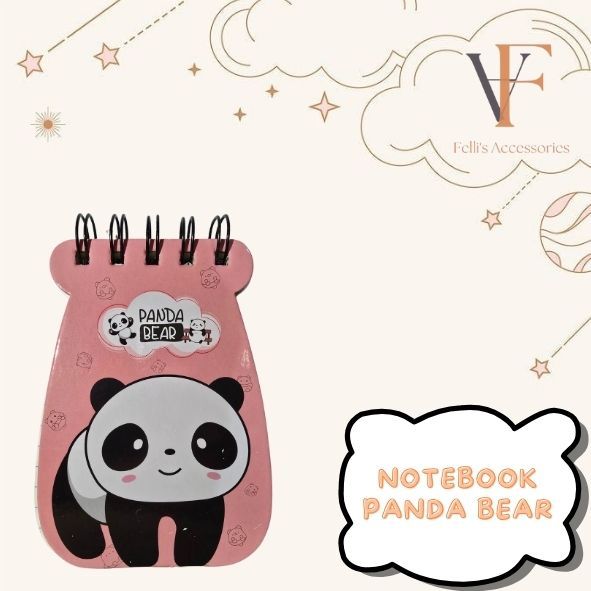 

Felli's Accessories - Notes Panda