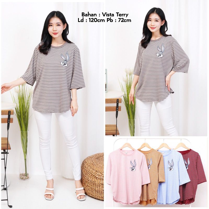 ATASAN KAOS WANITA LENGAN 7/8