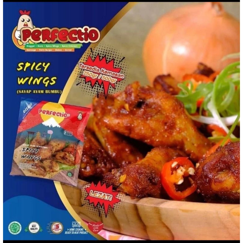 

Perpectio Spicy Wings 500gr