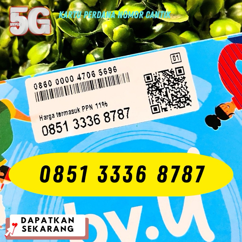 NOMOR CANTIK By.u Abab TELKOMSEL 8787 BYU KARTU PERDANA BYU BONUS KUOTA INTERNET 3GB 1BULAN BUKAN 7G