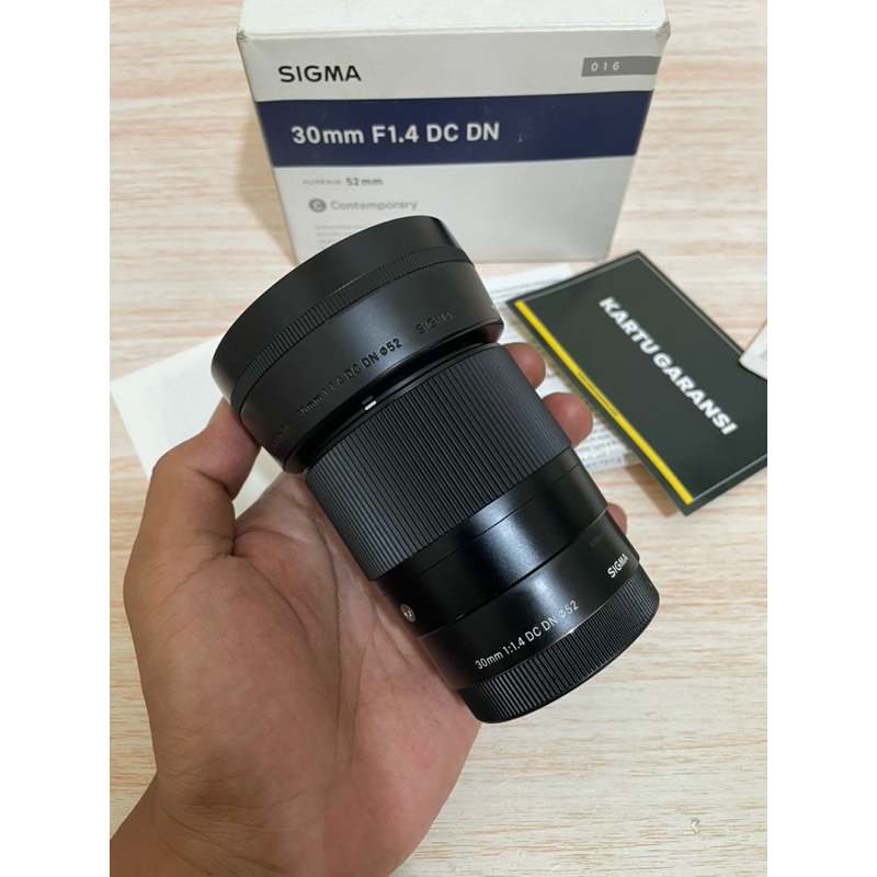 Lensa sigma 30mm f1.4 sony emount bekas