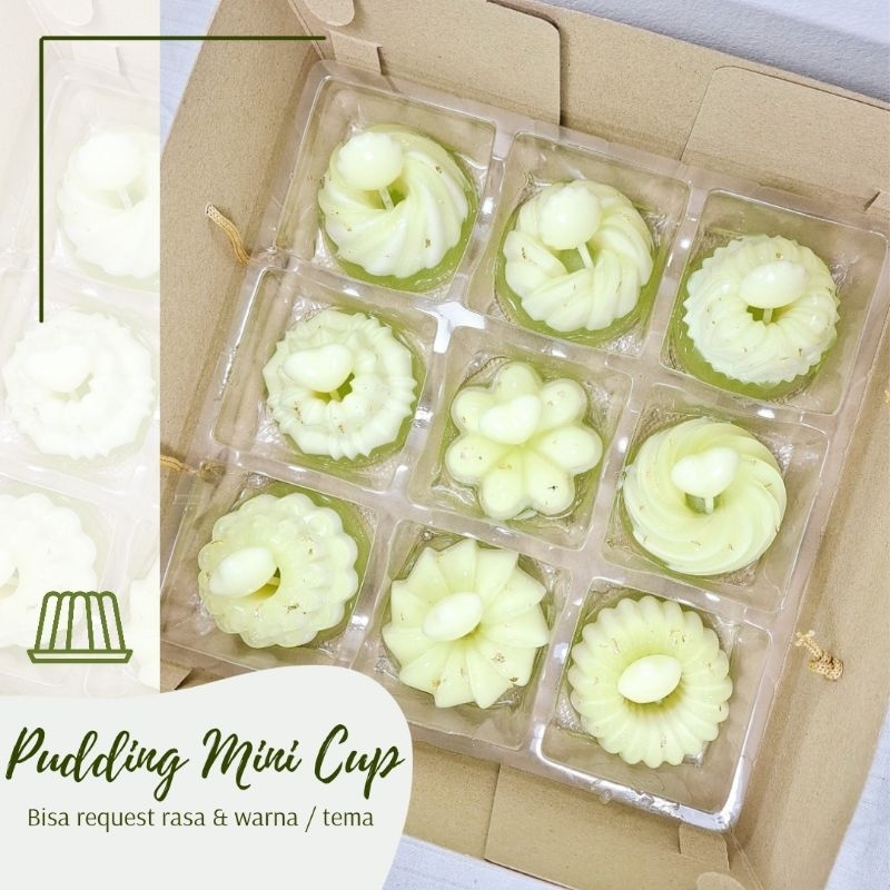 

PO Pudding Cup Mini isi 9 untuk acara birthday dan hari raya