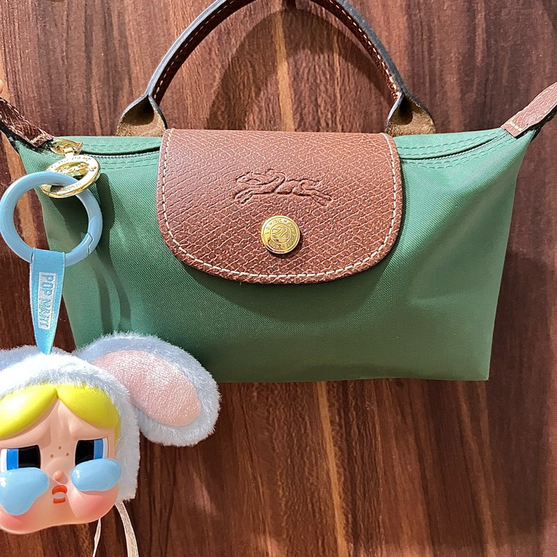 Preloved Longchamp Bag Le Pliage Original Pouch SAGE