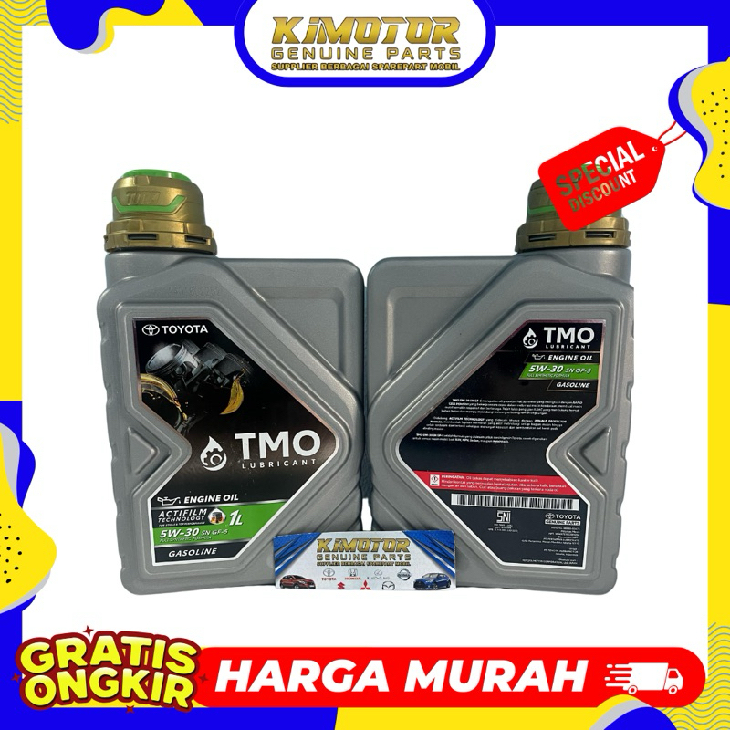 OLI MESIN MOBIL TOYOTA TMO 5w-30 SN GF-5 1 liter  Oli MOBIL BENSIN