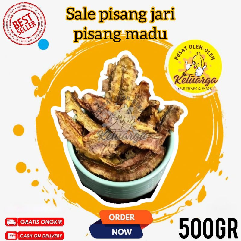 

Sale Pisang Madu jari unyil 500gr manis alami