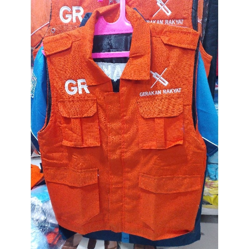 Rompi Kerja Ormas Rompi Ripstop Gerakan Rakyat Rompi Tactical