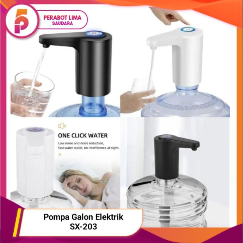 Pompa Galon USB KLEVO/ Pompa Air Galon Elektrik USB Recharge