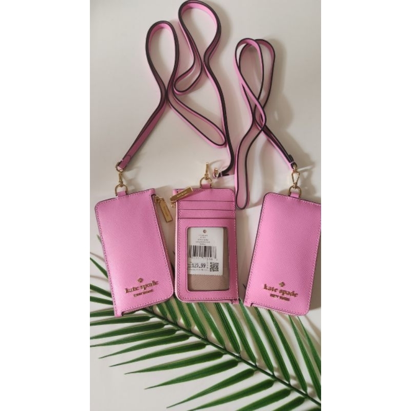 

Madison Lanyard Card Case Pink