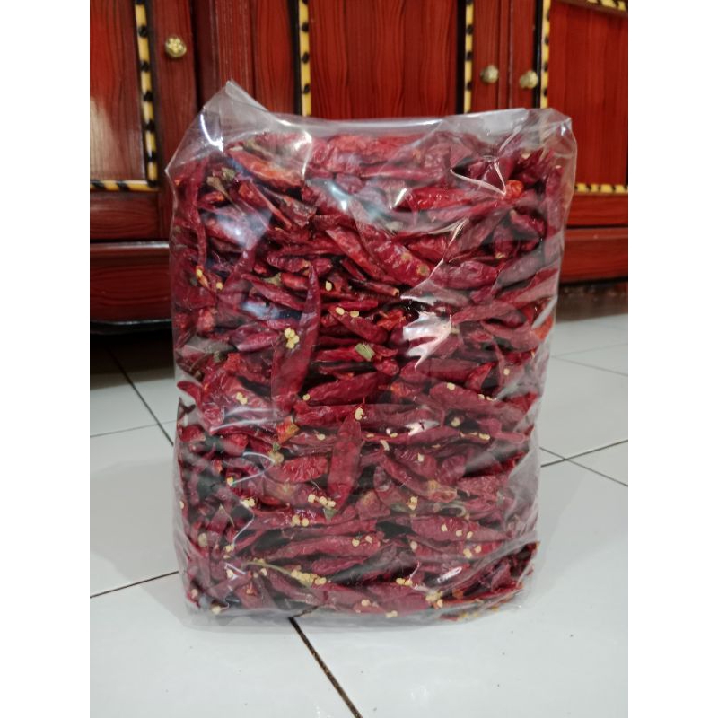 

Cabe Teja Kering Super Grade A 250Gr Paling Murah Cabe Kering Teja Sangat Pedas Cocok Untuk Pecinta Pedas