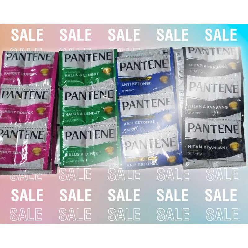Shampo Pantene Sachet 24 pcs | Harga Promo 12.000 | Anti Lepek & Rambut Rontok