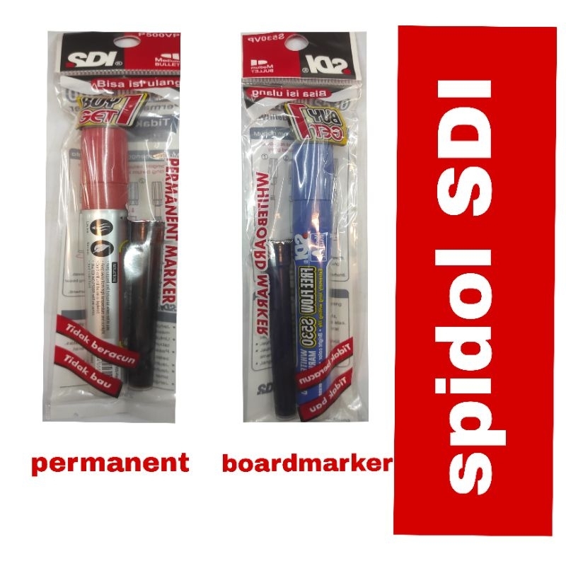 

( 1 pcs ) SDI spidol sdi permanent/ whiteboard SDI spidol round tip