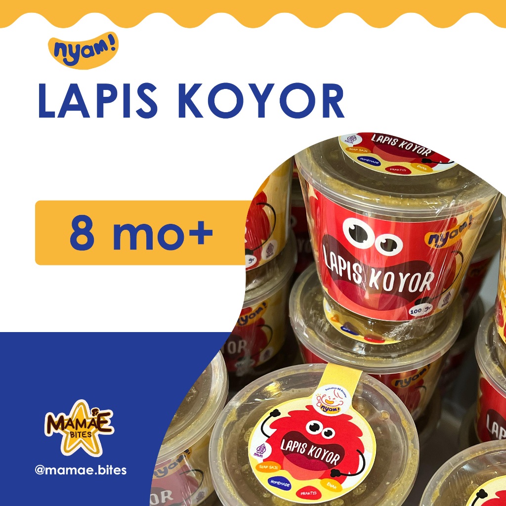 

NYAM Baby Food - Lapis Koyor | MPASI Anak Bayi NYAM BB Booster