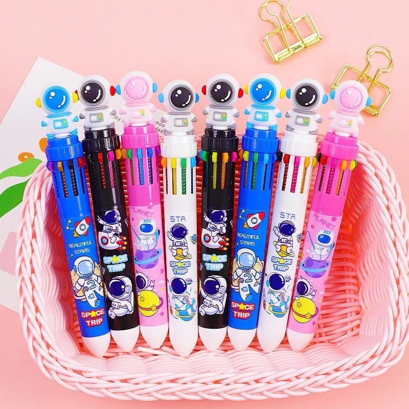 

Pen Mekanik Astronot Pen 10 Warna Pen Unik Lucu Murah