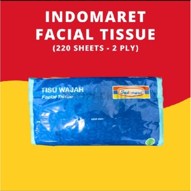 Tissue Indomaret facial tissue 220 shet