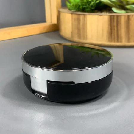 Pot BB Cushion 15 Gram H_ Hitam List Silver / Pot Cushin / Cashing POt BB cushion 15 Gram - Glossy /