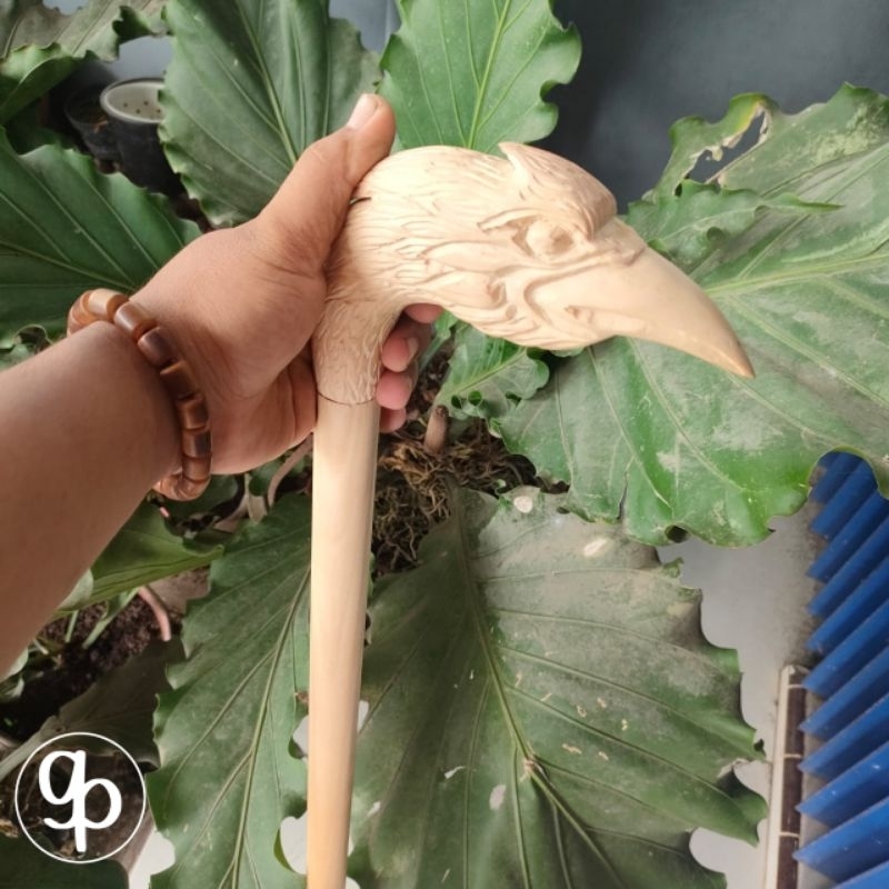 TONGKAT JALAN 1 METER TONGKAT JALAN KAYU CENDANA UKIR