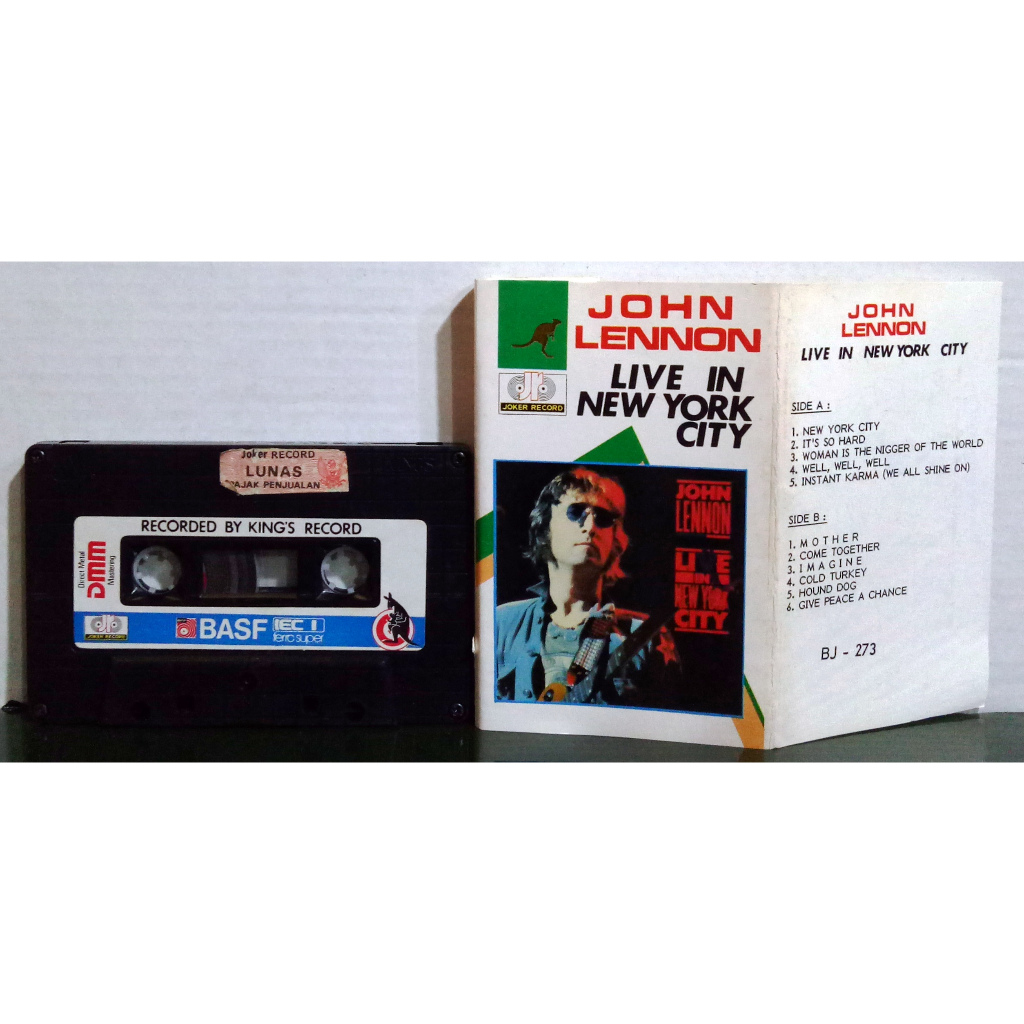 JOHN LENNON - LIVE IN NEW YORK CITY - Kaset