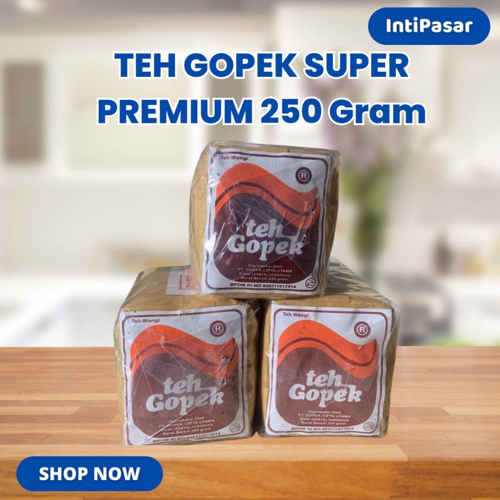 

Teh Gopex Super Premium 250 Gram Teh Hijau Jasmine Super Premium