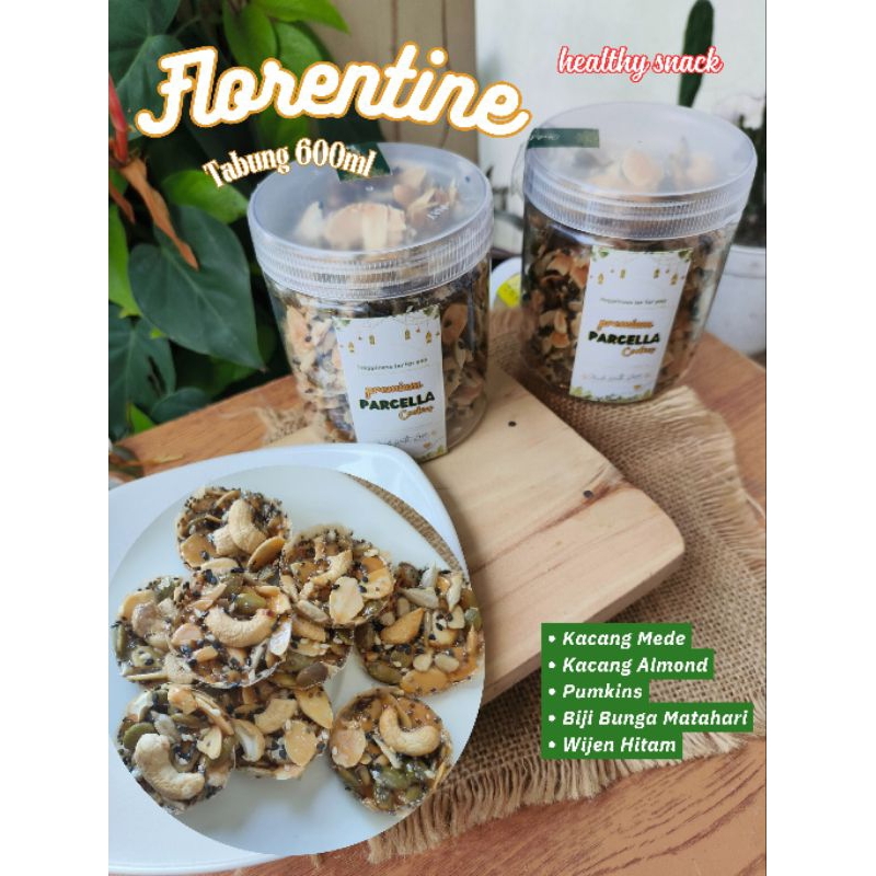 

FLORENTINE COOKIES | Healthy Snack ,Almond Mixed Nuts | Cemilan Diet