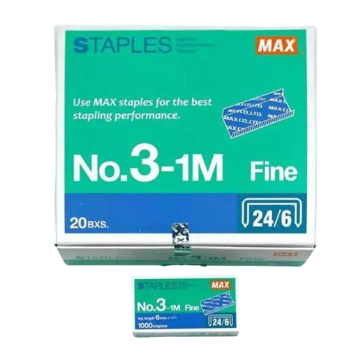 

Isi Staples MAX Besar No.3-1M / Refill Stapler No.3 - Satuan