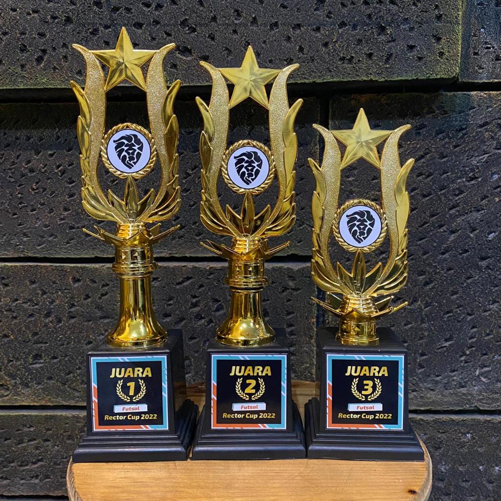 PIALA MURAH SET 123 MAHKOTA GRATIS STICKER