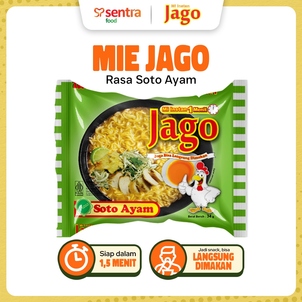 

Mie Jago Soto Ayam - Mie Instan Rasa Soto Ayam