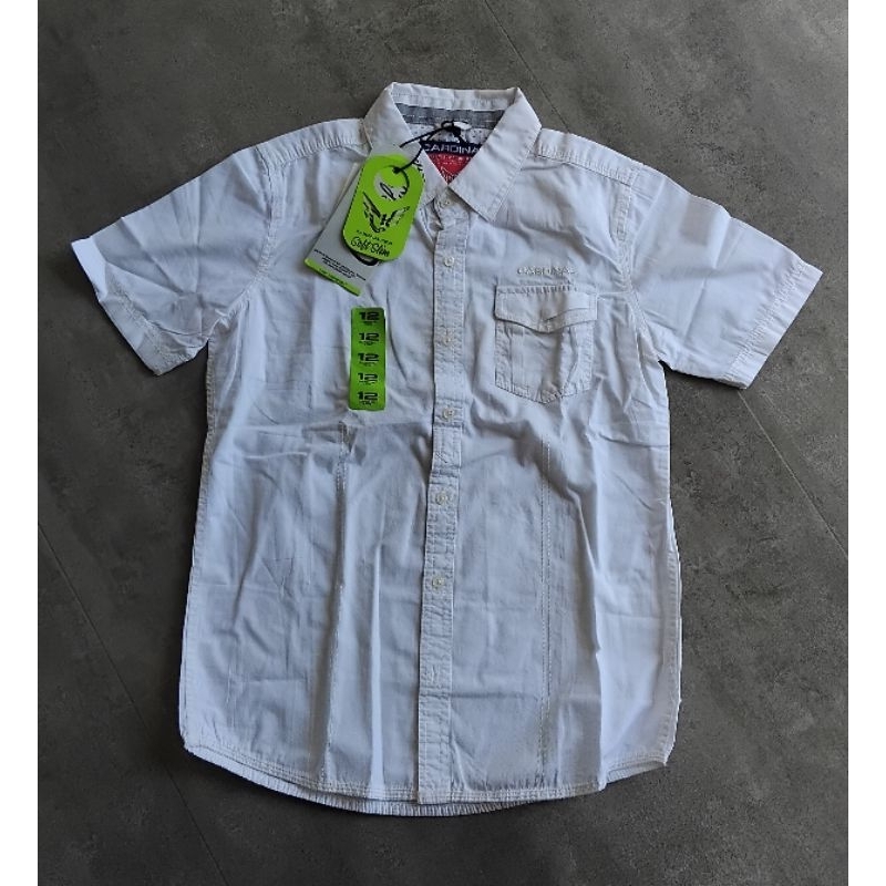 kemeja anak cowok putih cardinal