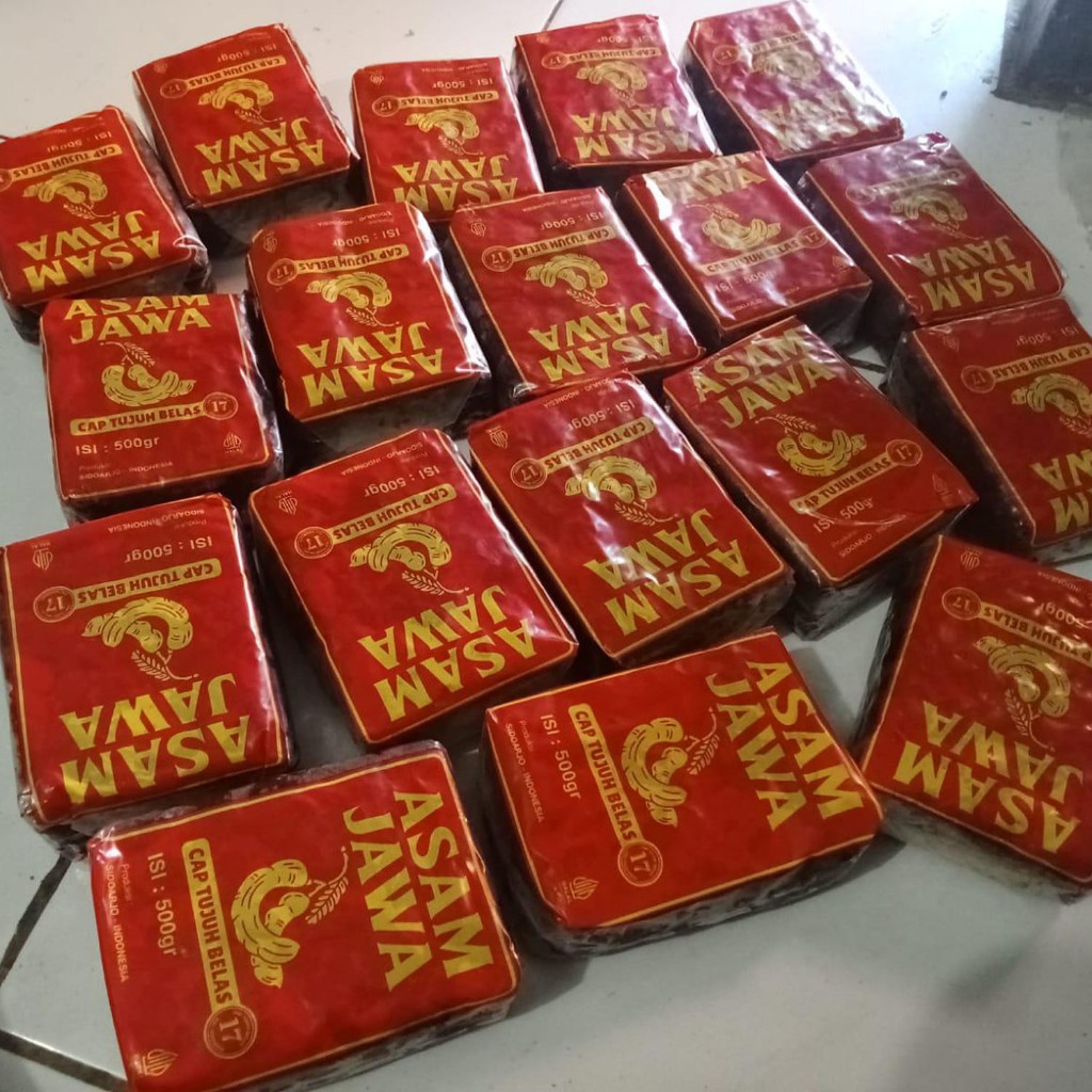 

Asem Jawa cap Tujuh Belas 500gr