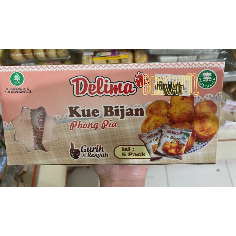 

Delima Phong pia vegetarian Bengkalis Pastry wijen