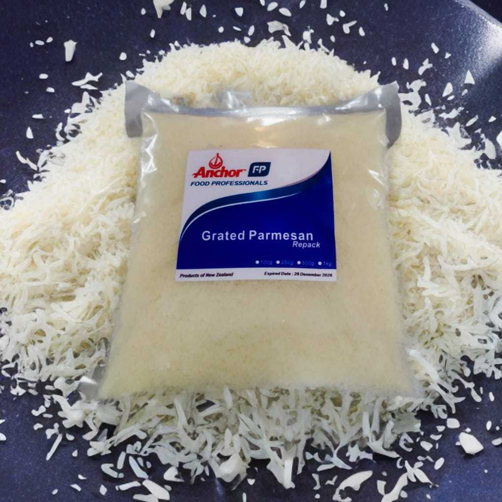 

Keju Anchor Parmesan Repack 100g Kualitas Premium