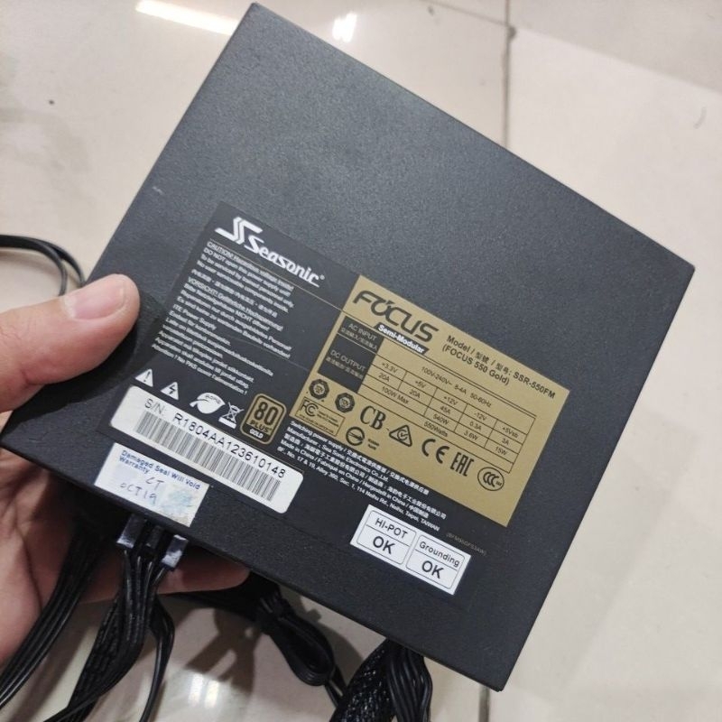 power supply seasonic focus 550watt 80plus gold
