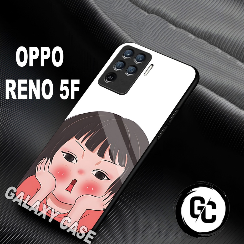 Case Hp OPPO RENO 5F/GC20/motif gambar LUCU/casing RENO 5F/kesing/case/softcase/glossy/glitter