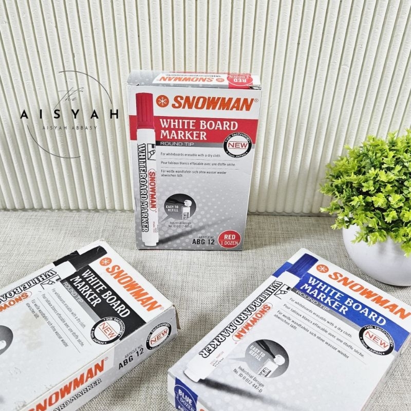 

Snowman whiteboard/Spidol snowman whiteboard ABG12/spidol papan tulis